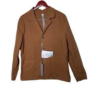 Swiss Chriss Long Sleeve Blazer Sport Jacket Brown Mens M NEW